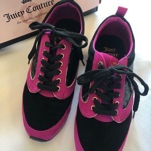 Juicy Couture Glitter Tennis Shoes